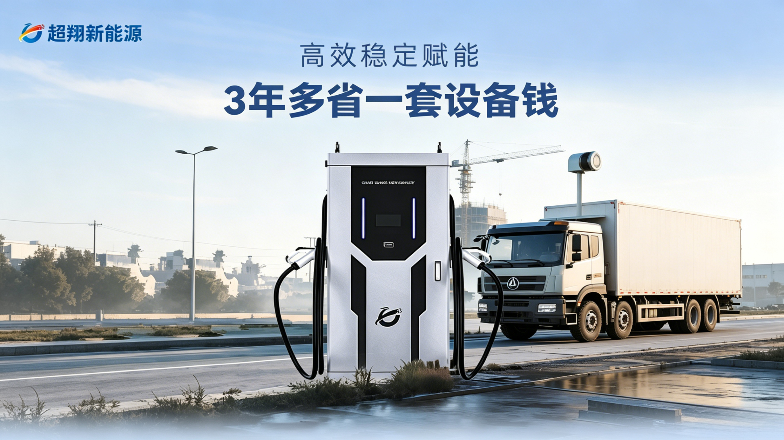 重卡充电新纪元！超翔480kW一体充电桩 多维跃迁颠覆效能极限!